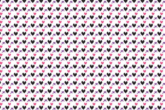 Black and Red Leopard Valentine Patterns for Graphics