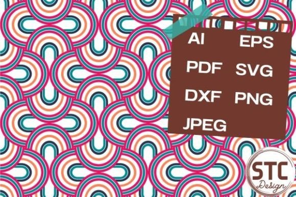 Pastel Color Geometry Graphics and Patterns Review