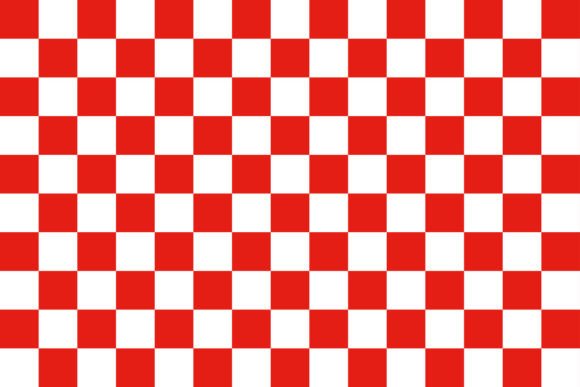 Red and White Seamless Check Pattern for Modern Graphics