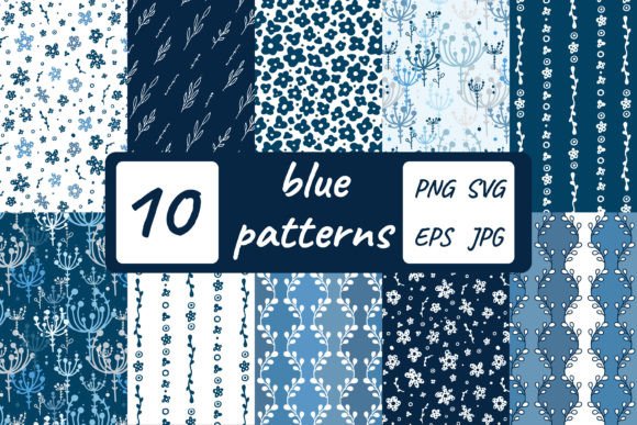 Reviewing 10 Cold Blue Patterns for Real Brand Graphics