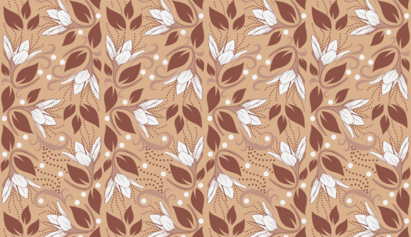 Seamless Floral Ornament 7: A Designer's Take on Modern Graphics