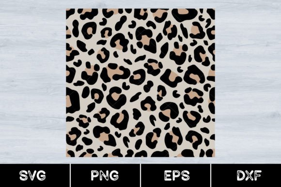 Seamless Leopard Pattern Vector, Svg Graphics for Patterns