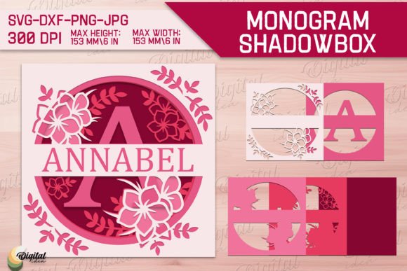 Shadow Box Alphabet: 3D SVG for Shadow Boxes