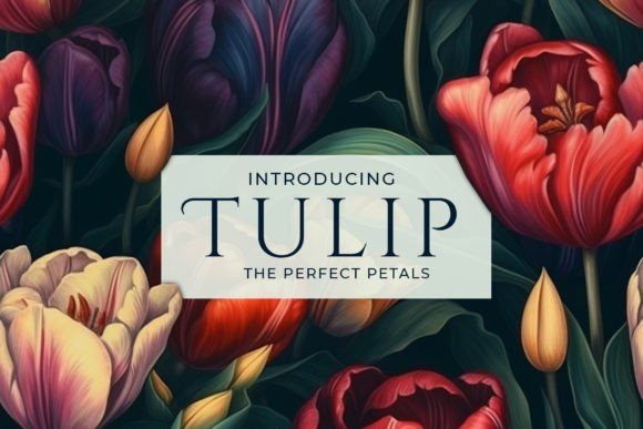 Tulip - Seamless Tulip Patterns Graphics and Patterns Review