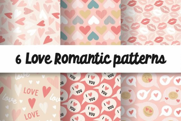 Valentine Love Romantic Patterns SVG: A Publisher's Review of Graphics and Patterns